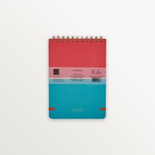 Episode A5 Spiralli Colourblock Duo - Sky Vermillion