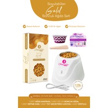 Smoothly 1 Yıl Garantili Sir Ağda Boncuk Ağda Makinası 1 x 220 G Gold Boncuk Ağda 1 Ad. Tüy Losyon 4 Ad. Spatula Eritme Kabı