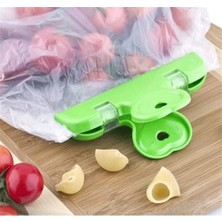 Eco Lounge 2'li Pratik Torba Paket ve Poşet Kapatıcı Kilitli Klips Mandal BX40