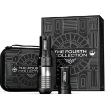 Fk Irons Flux Max The Fourth Collection Light Edition 4.0mm Çift Bataryalı Kablosuz Dövme Makinesi - Gümüş-Siyah