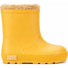 Igor Yogi Borreguito Çocuk Kürklü Yağmur Çizmesi - Sarı W10306-008