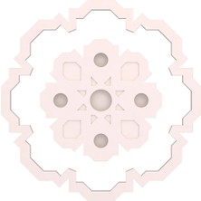 Motifpiyer Hazır Spotlu Tavan Paneli Matrix Vira-Modern LED Uyumlu Tavan Göbeği/Mono Dış Çitalı