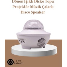 Müzik Ritimli Işık Değişimi & Dönen Dalga Efekti – Galaxy Projektör - BNACHB9852-1628
