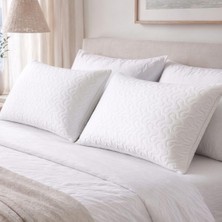 Ogi Home Mikro Kapitone Yastık Alezi 50X70 cm Mikro Kapitoneli Kumaş Fermuarlı Yastık Alezi Yastık Koruyucu Kılıf