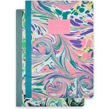 Episode 2'li Terzi Dikiş Set Ebru B5 48 Yp. Defter - Ebru Design No 57 & 02