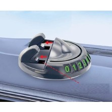 Midas Toptan 360° Dönebilen Yapışkanlı Numaratörlü Araç Telefon Tutucu Midas