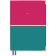 Episode 17X24 Ciltli Colourblock Duo - Teal Raspberry