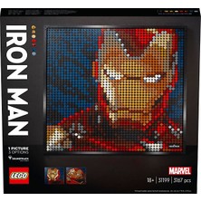 LEGO Art Marvel Stüdyoları Iron Man 31199 3167 Parça Hediyelik Tipi Şık Hediye Seçeneği