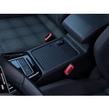 Print Zone Volkswagen Golf 8 Uyumlu Bardaklık Kapağı - Vw Golf Mk8 Orta Konsol Örtü Plakası
