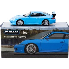 Midas Toptan Eco Lounge 1/64 Porsche 911 Gt3 (Type 996) Light Blue Midas