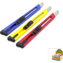 Midas Toptan 60 Adet Küçük Plastik Falçata Maket Bıçak BX40 Midas