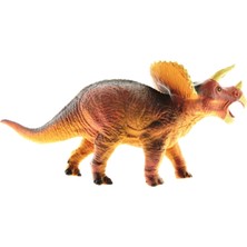 Midas Toptan Yumuşak Plastik Dinozor Figür - Triceratops Midas