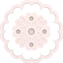 Motifpiyer Hazır Spotlu Tavan Paneli Matrix Vira-Modern LED Uyumlu Tavan Göbeği/Mono Dış Çitalı