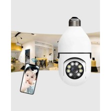 Midas Toptan 360° Akıllı Güvenlik Kamerası – Duya Takılabilir, Wi-Fi Bağlantılı, Hareket Sensörlü M�
