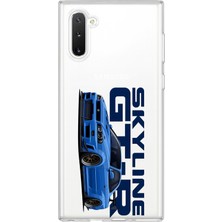 LOTUS GOLD Samsung Galaxy Note 10 Uyumlu Araba Desenli Şeffaf Telefon Kılıfı