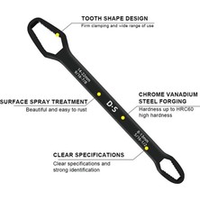 Midas Toptan Universal Anahtarı Çift Kafalı  Çok Fonksiyonlu 6-22MM BX40 Midas