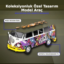 Midas Toptan 1/64 Ölçekli Volkswagen T1 Minibüs Diecast Model Araba - Koleksiyonluk Mizu Design Midas