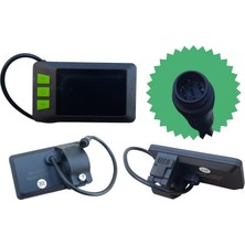 OEM Pedal Destekli Elektrikli Bisiklet Gösterge Paneli LCD Ekran USB Li 36V