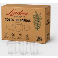 Antpap Ambalaj 300 cc Pp Bardak 1000 Adet – Şeffaf Plastik Kalın Bardak