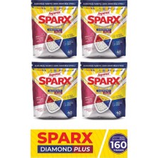 Asperox Sparx Dıamond Plus Bulaşık Makinesi Kapsülü 40LI 4 Adet