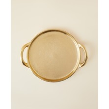 English Home Leila Dekoratif Tepsi 30X25 Gold