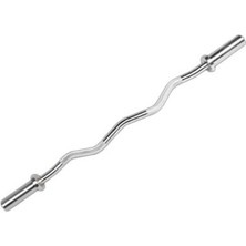Proforce Olimpik Z-Bar Krom Kaplı Çelik Bar 8 kg Ağırlık Ergonomik Tutma Yerleri ile Dayanıklı