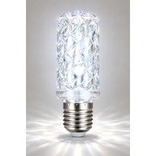 Naturel Dekor Beyaz Kristal E27 Ampul 1200 Lümen 10W