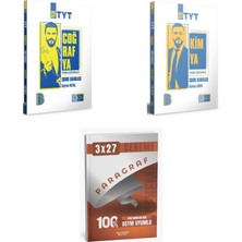 Anla Kazan Yayınları 2027 2027 Benim Hocam Tyt Coğrafya + Kimya Soru + Anla Kazan Paragraf Deneme 3'lü Set