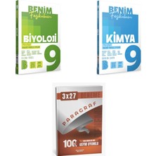 Anla Kazan Yayınları 2027 Benim Hocam 9. Sınıf Benim Fasikülüm Biyoloji + Kimya Soru + Anla Kazan Paragraf Deneme 3'lü Set