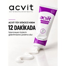 Acvit Tüy Dökücü Krem 150 ml Konforlu Kullanım ile İstenmeyen Tüylerden Hızla Kurtulun