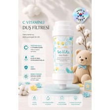 Baby Powder C Vitaminli Aromatik Duş Filtresi - Saç Dökülme Karşıtı, Cilt Besleyici Klor ve Kireç Arıtıcı Duş Filtresi (150GR)