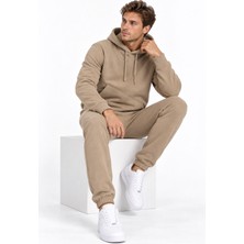 Machi 3 Iplik Kışlık Erkek Eşofman Takımı Yandan Cepli (Yumuşacık Puf Kumaş)