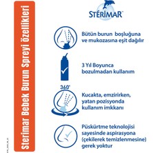 Sterimar Burun Spreyi 100 ml 0-3 Yaş Bebekler için Doğal İçerikli Nazik Temizlik ve Tıkanıklık Açıcı