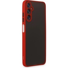 Mey İthalat Mey Ithalat® Samsung Galaxy A05S Kılıf Montreal Silikon Kapak - Kırmızı
