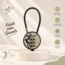 İğne İzi 3 Haneli Şifreli Kablo Kilit Çanta Valiz Bavul Dolap Spor Çantası Güvenlik Kilidi Asma Kilit