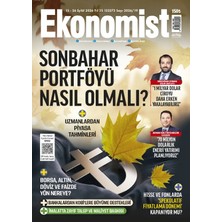 Doğan Burda Dergi Ekonomist Dergi 13 Eylül -26 Eylül 2026
