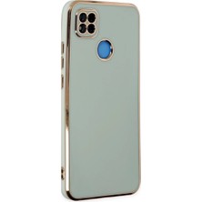 Mey İthalat Mey Ithalat®  Redmi 9c Kılıf Volet Silikon - Açık Yeşil