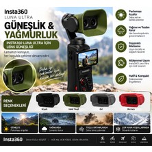 Print Zone INSTA360 Luna Ultra Güneşlik ve Yağmurluk - Lens Koruyucu Siperlik ve Kapak