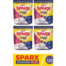 Asperox Sparx Diamond Plus Bulaşık Makinesi Kapsülü 30'lu 4 Adet