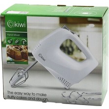 Pileli Store Kiwi KMX-3608 Elektrikli El Mikseri 2pcs Metal Çırpma Aparatı - 2pcs Hamur Kancası 5 Kademe Hız Çırpıcı Çıkartma Düğmeli (4887)