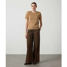 Miss İpekyol Desenli Wide Leg Pantolon IW6260003111074
