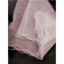 Bezos Bohça Süsü, Nişan Bohça Süsü, Kapı Süsü Tülü, Doğum Günü Tülü 150X150CM Pudra