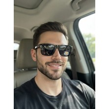 Blue Pepper Lepa Siyah Polarize Güneş Gözlüğü Wayfarer Model Siyah Cam Renkli