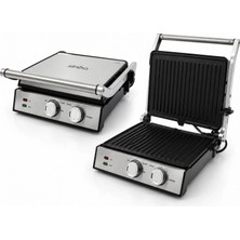 Pileli Store Izgara ve Tost Makinesi 4 Dilim Yapışmaz Yüzey 2000W SSM-2598 (4887)