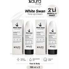 Xaura Global White Swan Tone-Up Cream 150 ml 2 Adet