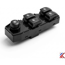 İTHAL Cam Düğmesi Ön Sol Chevrolet Aveo Sedan (2006-20011) / Aveo Hb (2008-2011) (Dörtlü)