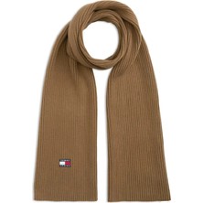Tommy Hilfiger Tommy Hılfıger Erkek Marka Logolu Günlük Kullanıma Uygun Haki Atkı AM0AM13683 Gwı