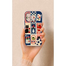 Vip Case Honor 600 Uyumlu Sevimli Kedi ve Çiçek Desenli Silikon Kılıf