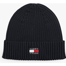 Tommy Hilfiger Tommy Hılfıger Erkek Marka Logolu Günlük Kullanıma Uygun Lacivert Bere AM0AM13669 C1G