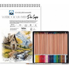 Gvn Art Aquarell Suluboya Kalem Metal Kutu Pro Set ST16-1